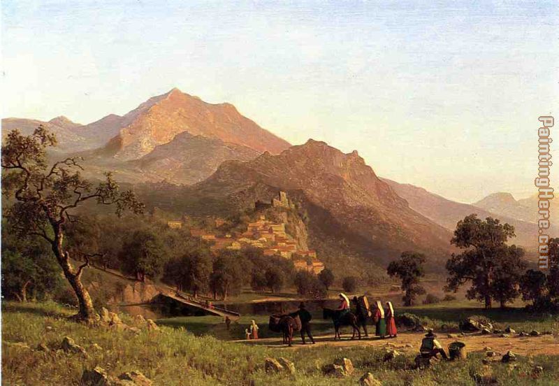 Albert Bierstadt Rocca de Secca